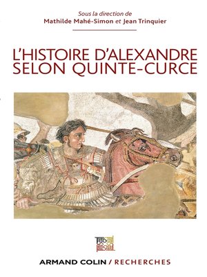cover image of L'Histoire d'Alexandre selon Quinte-Curce